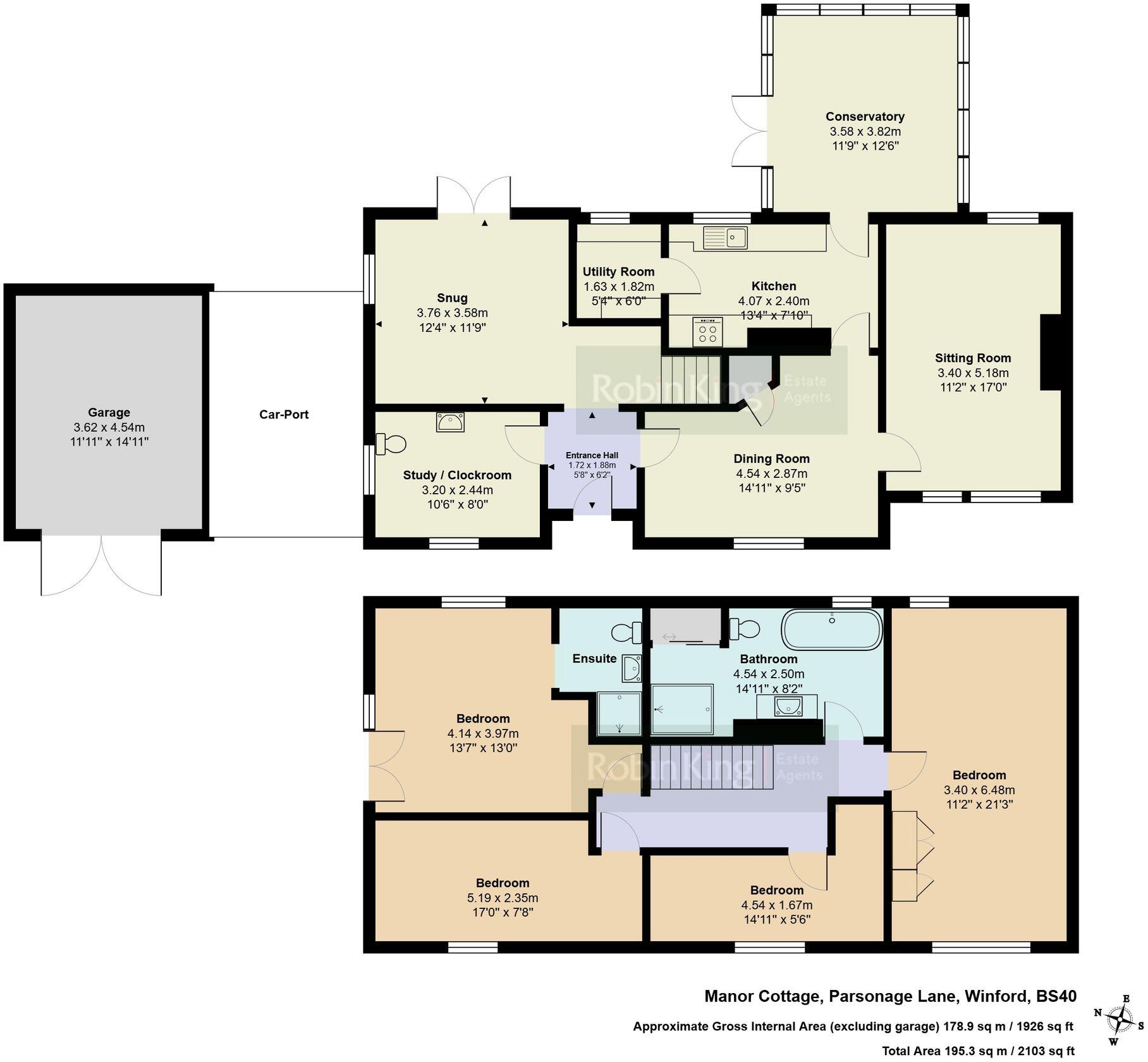 77 Parsonage Lane, Winford, BS40 floorplan