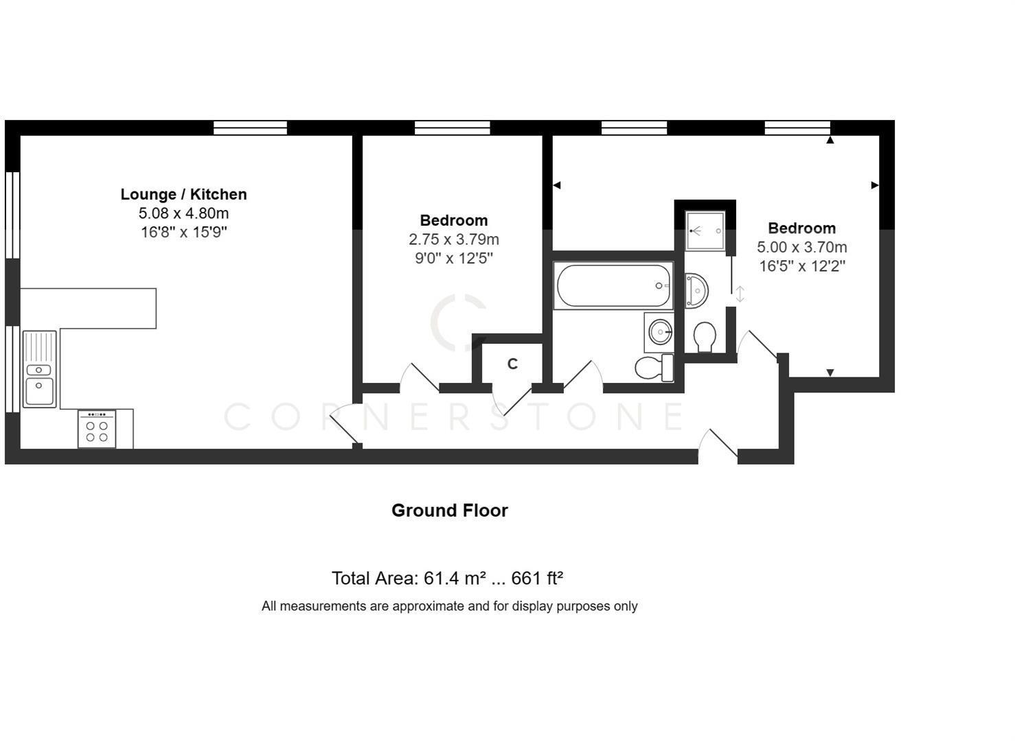 Stone Mill Court, Meanwood, Leeds, West Yorkshire. floorplan