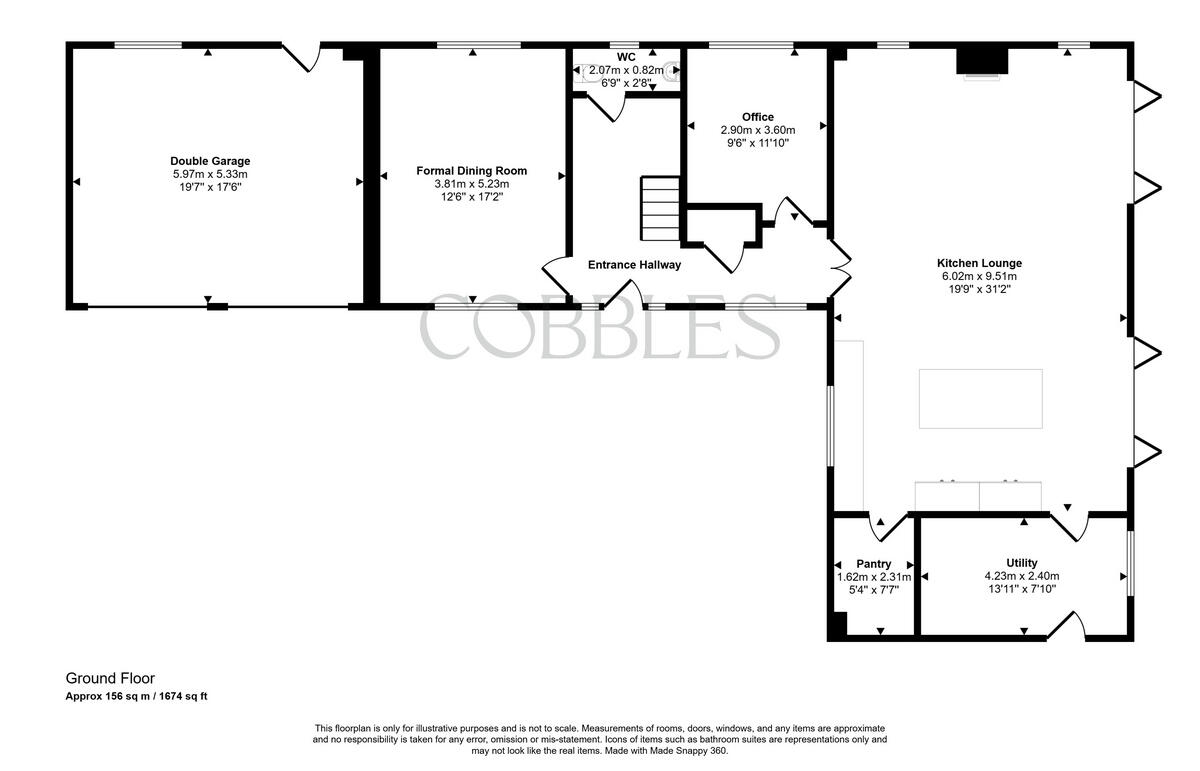 Corner House, Murcott, Northamptonshire. NN6 7QR. floorplan
