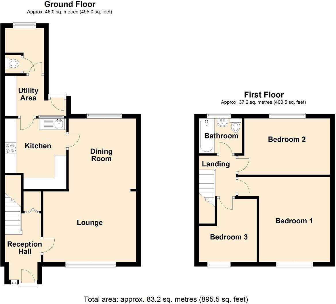 Llanerch Estate, Rowen, Conwy floorplan