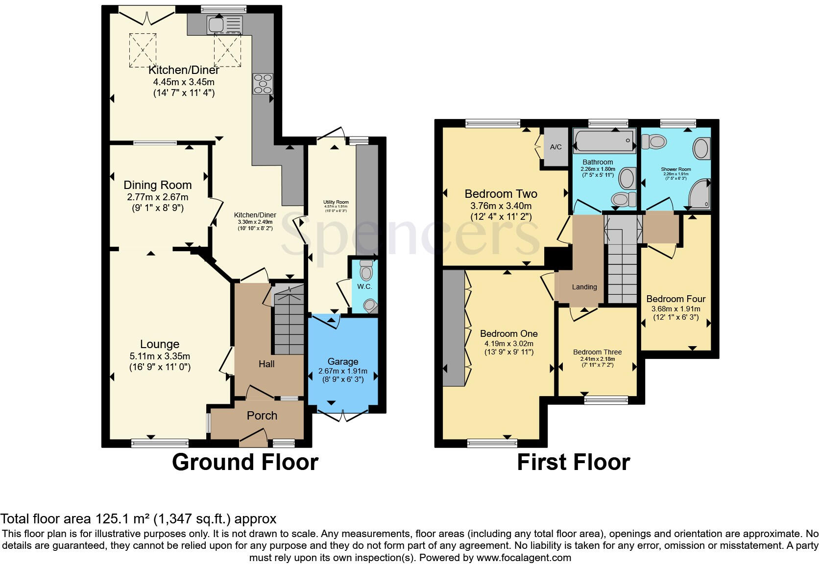 Queensgate Drive, Birstall, Leicester, Leicestershire, LE4 floorplan