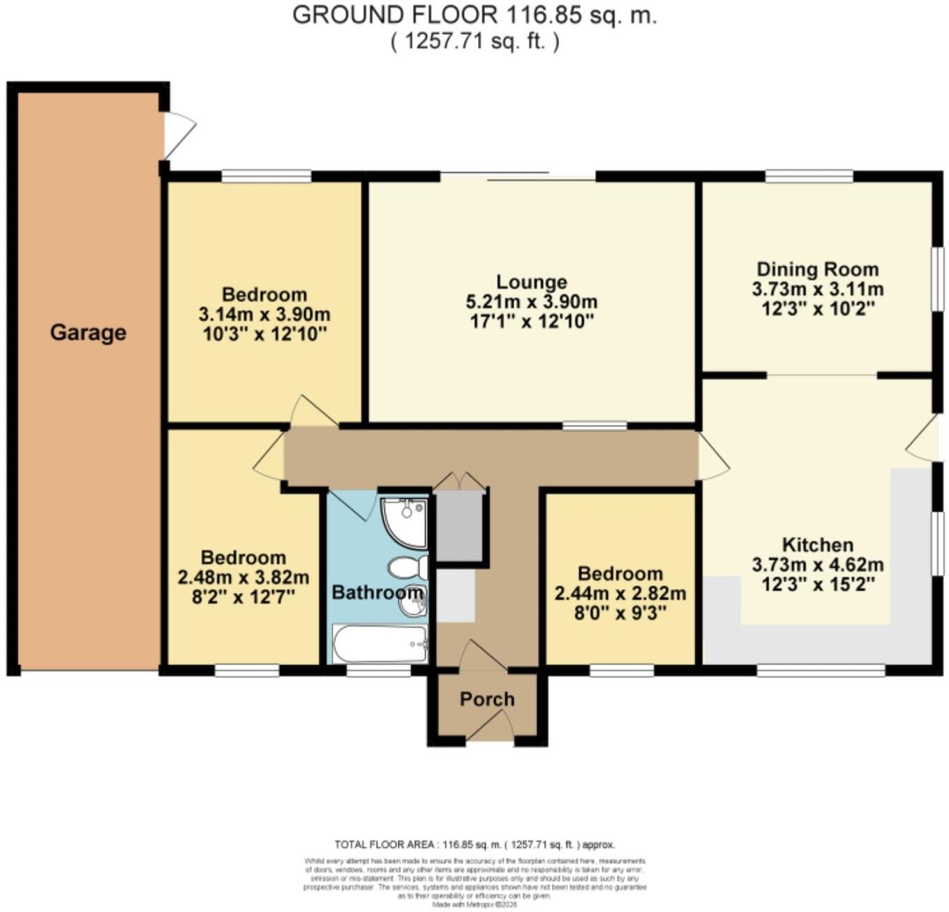 Birkdale Drive, Folkestone, Kent, CT19 floorplan