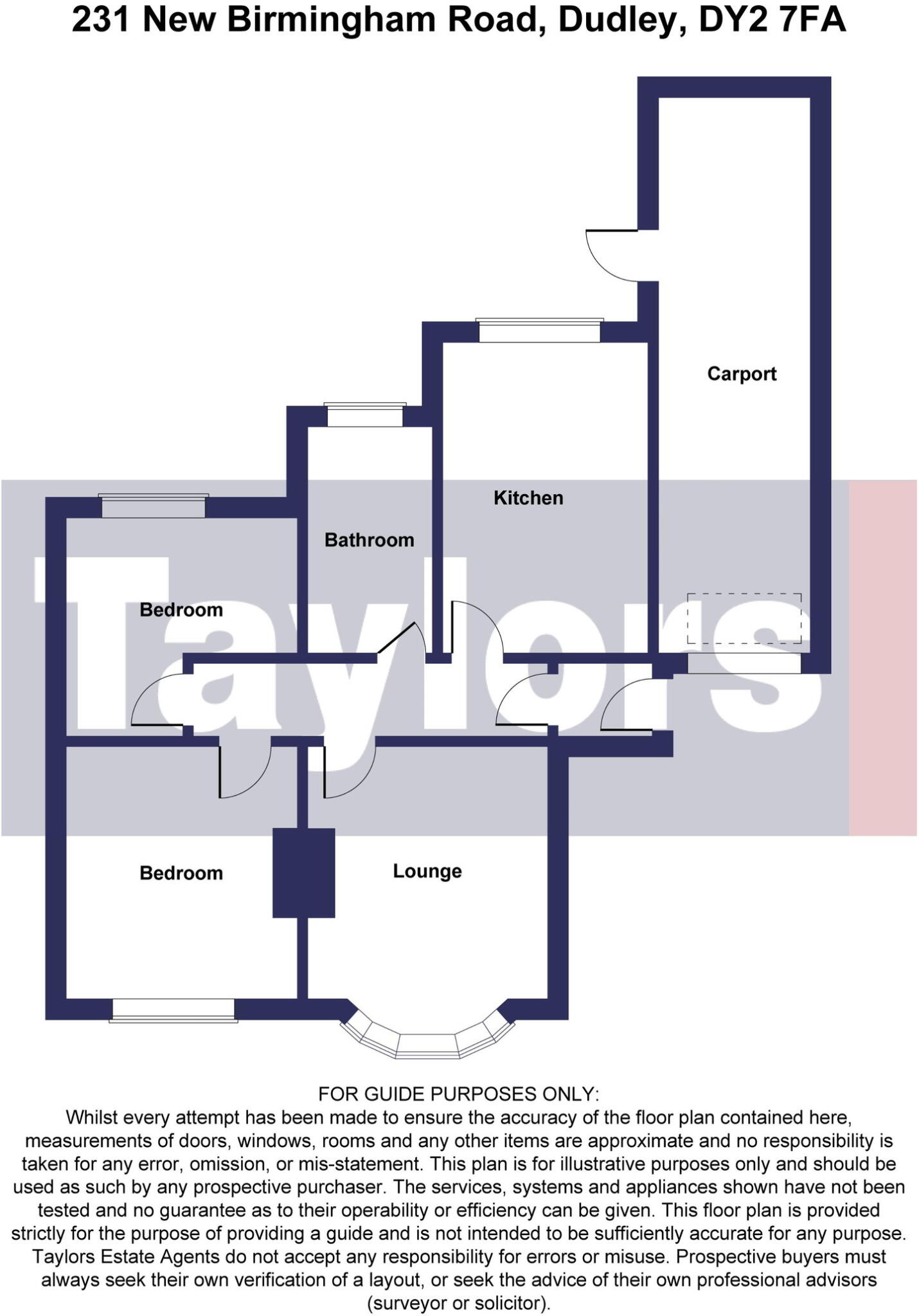 New Birmingham Road, Dudley, DY2 7SA floorplan