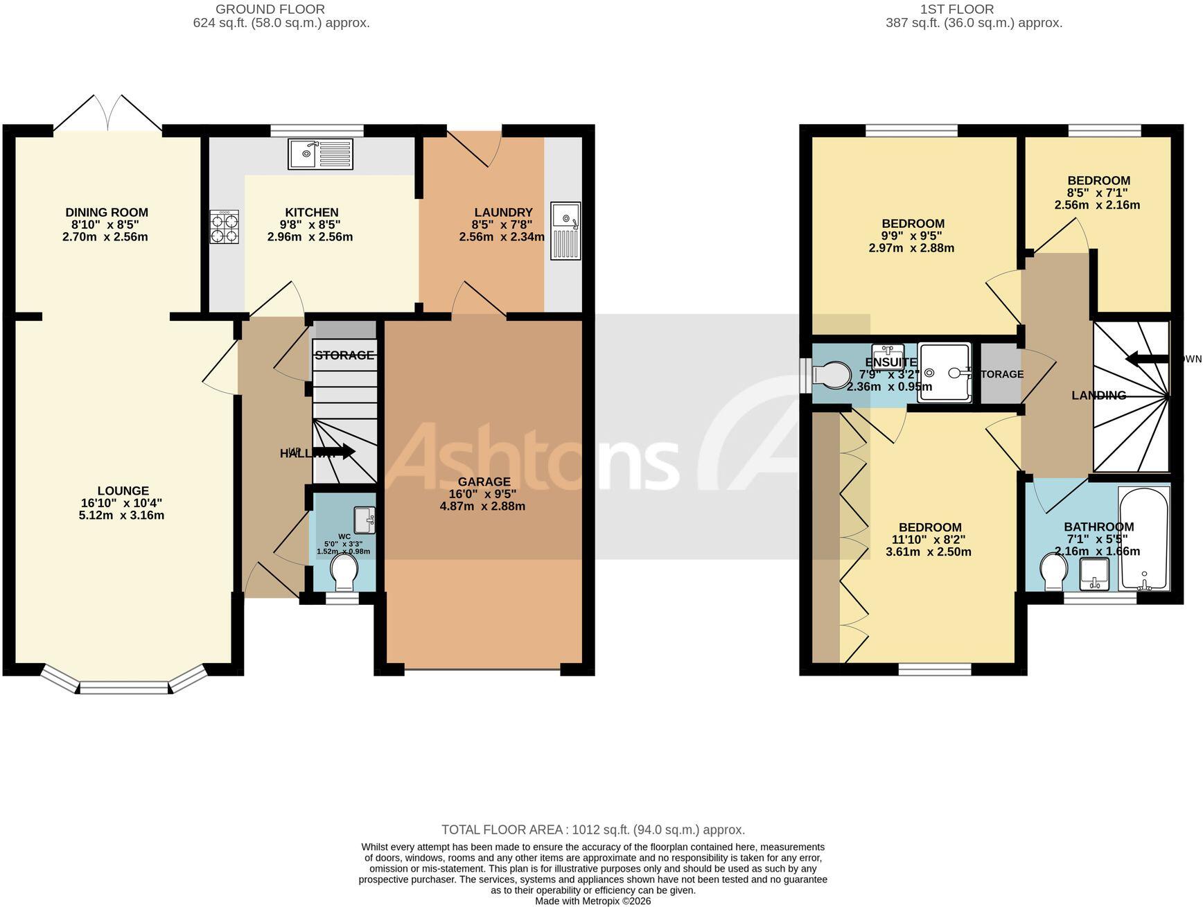 Owlsfield, Newton-Le-Willows, WA12 floorplan