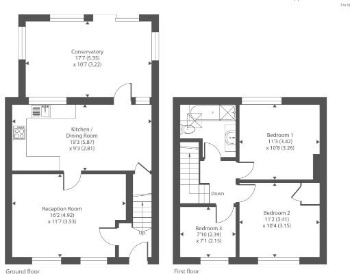 Hampden Road, Aylesbury, Buckinghamshire floorplan