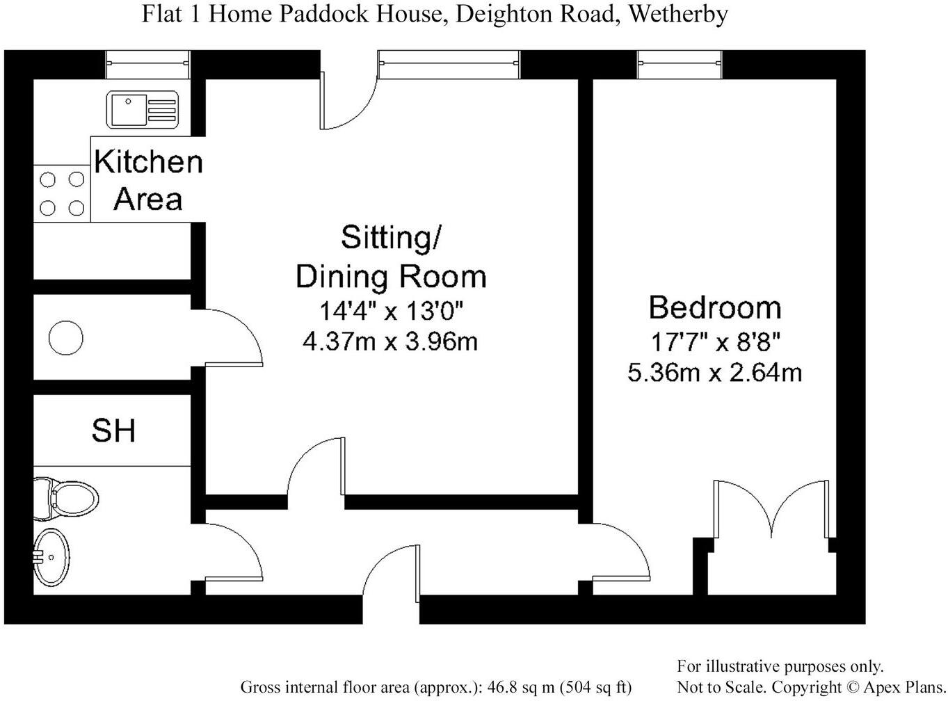 Wetherby, Home Paddock House, Deighton Road, LS22 floorplan