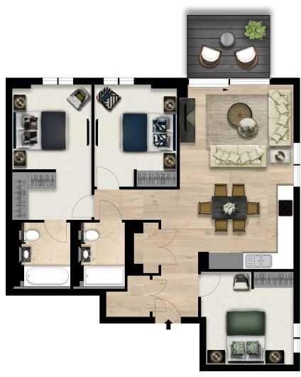 Garrett Mansions, Edgware Road, London, W2 floorplan