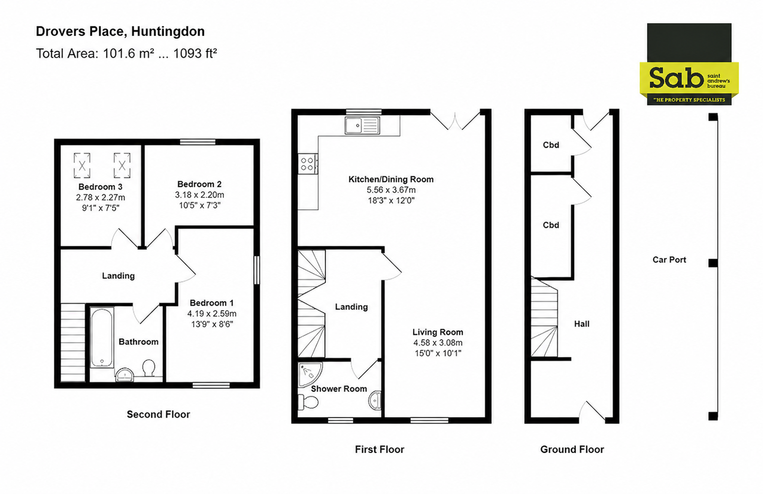 Drovers Place, Huntingdon floorplan