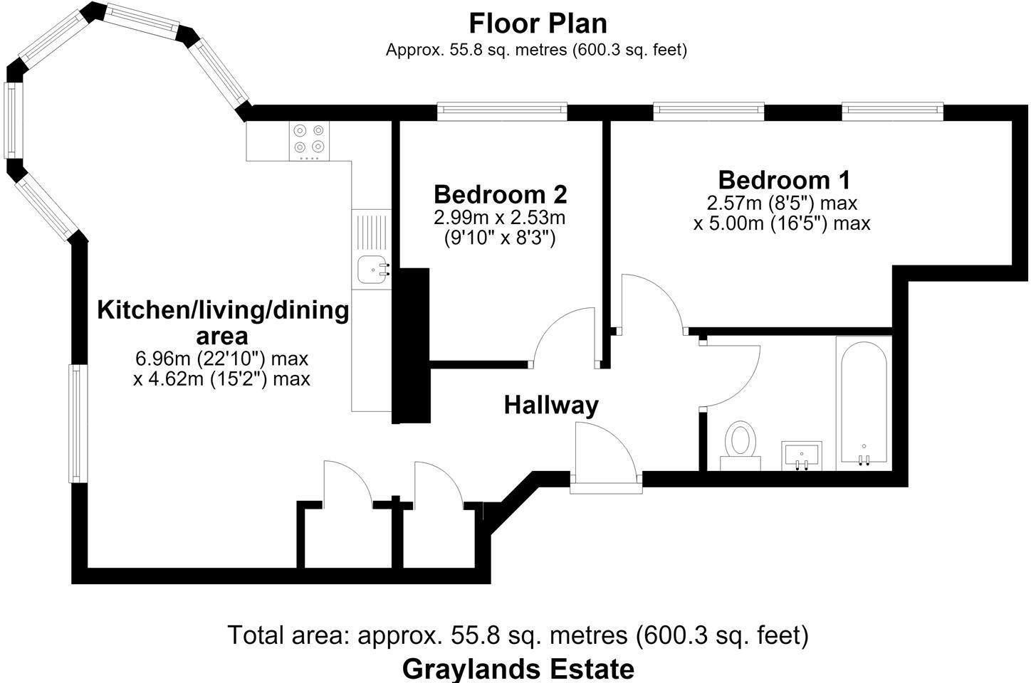 Langhurstwood Road, Horsham floorplan