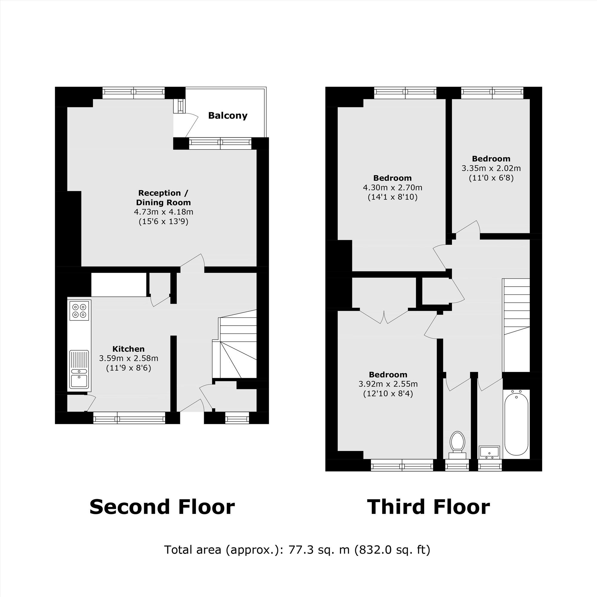 Rye Hill Park, Nunhead floorplan