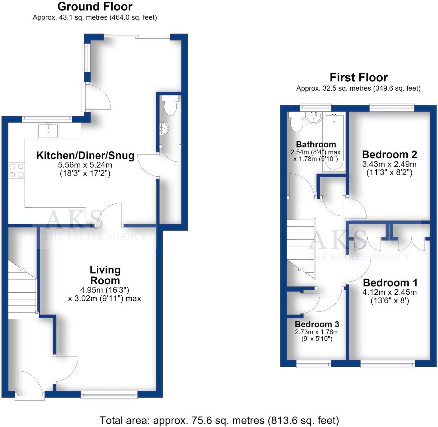 Tiverton Close, Mickleover, DE3 floorplan