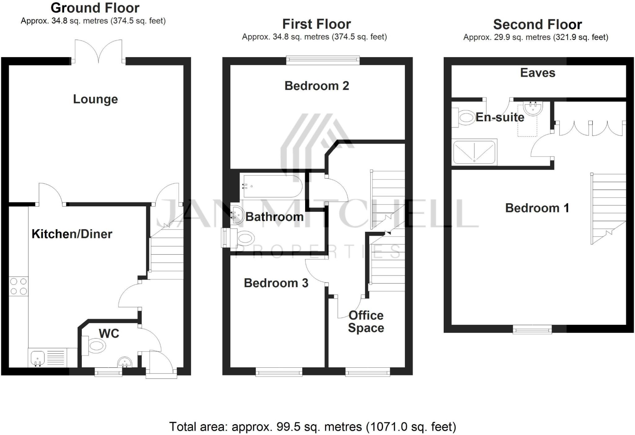 Pikewell Close, Dipton, Stanley floorplan