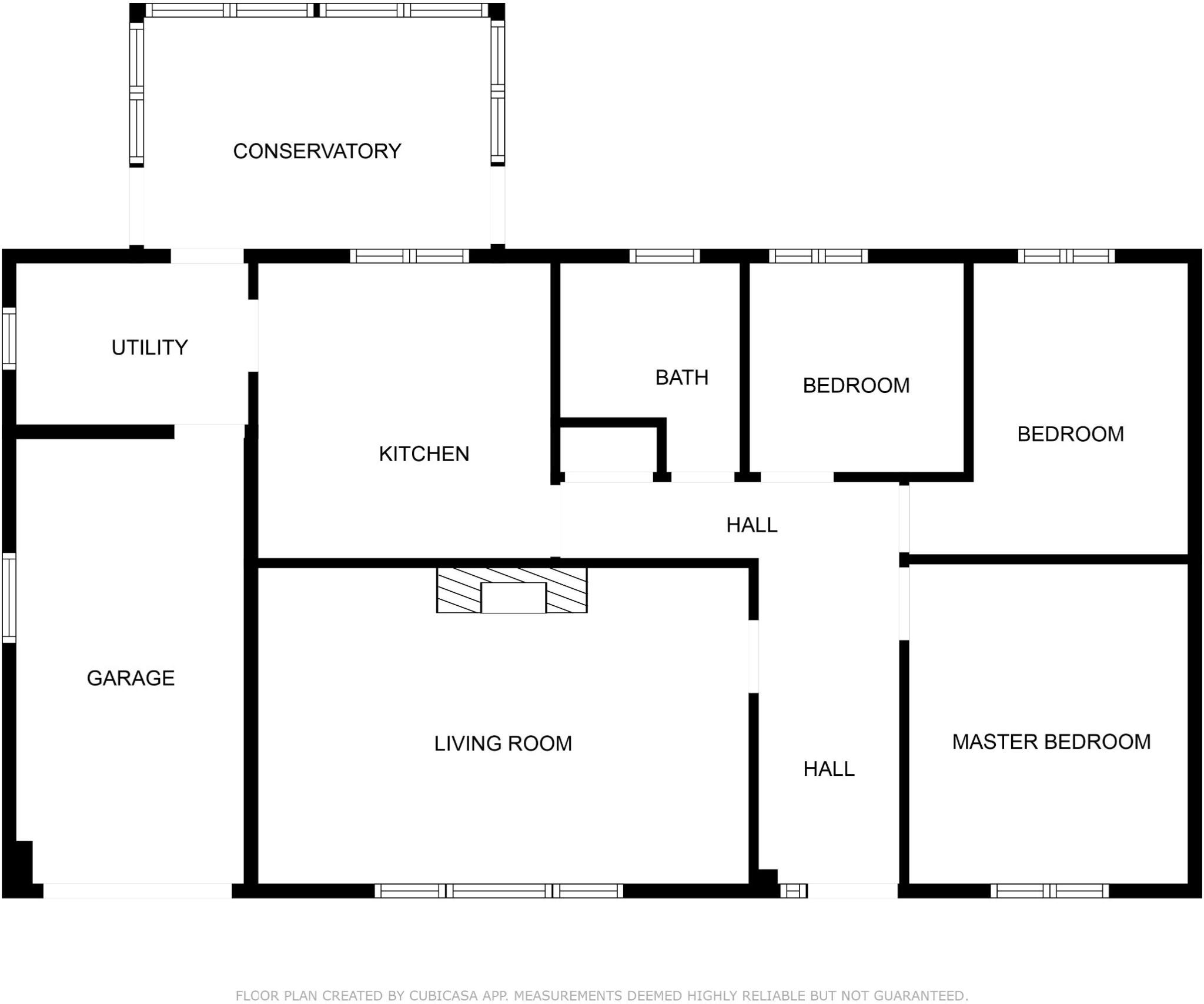 Stryd Y Fron, Bala floorplan
