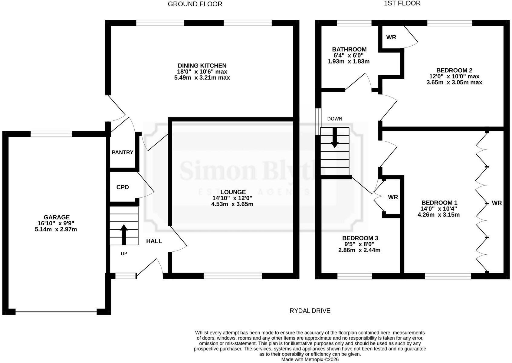 Rydal Drive, Huddersfield, HD5 floorplan