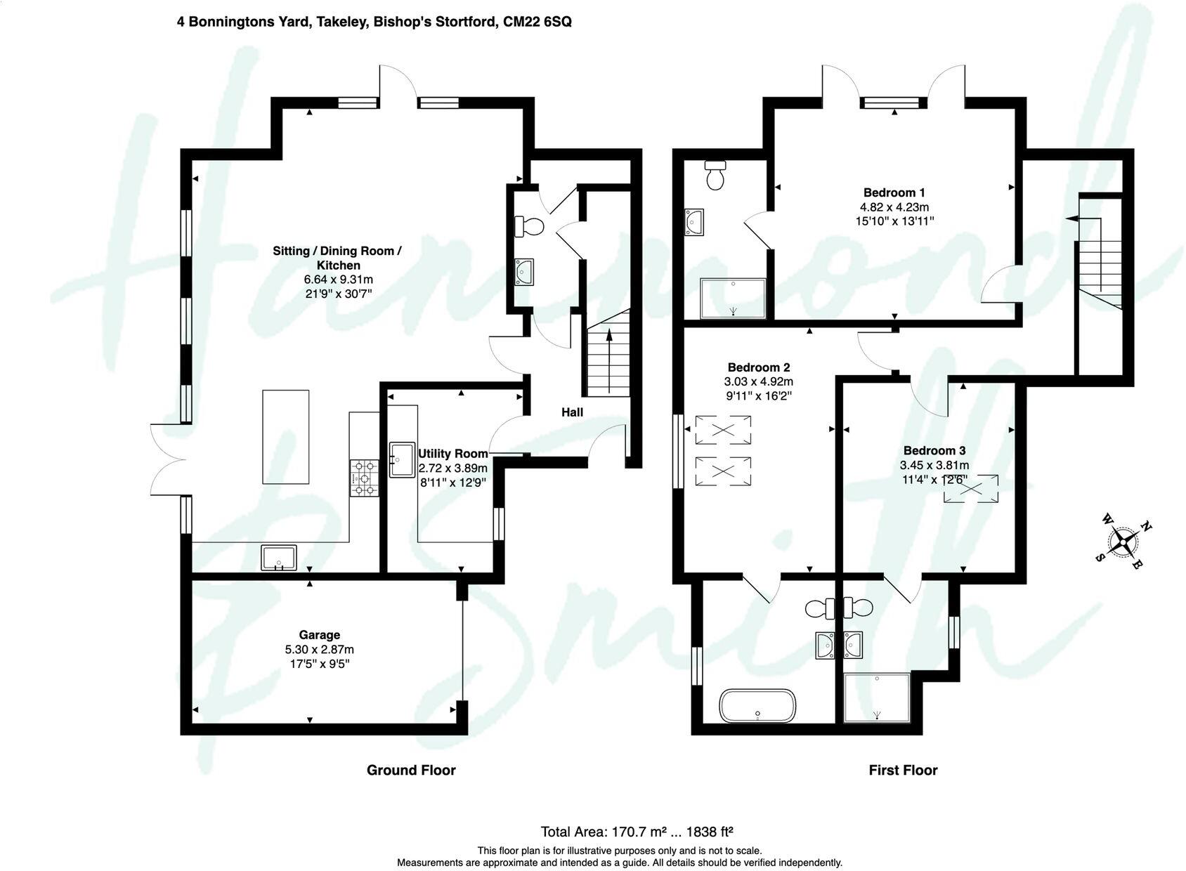 Station Road, Takeley, CM22 floorplan