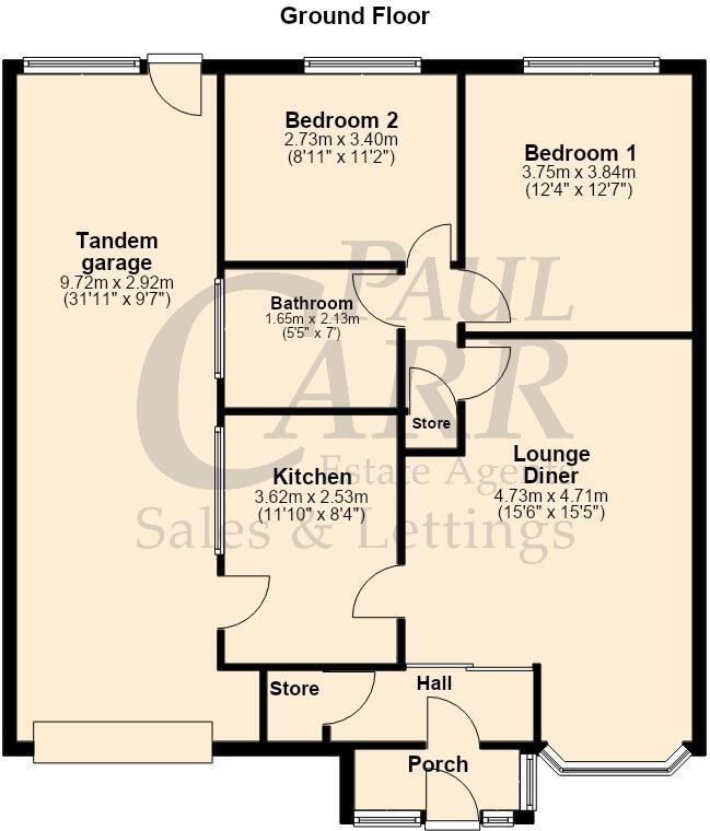 Springhill Road, Burntwood, WS7 4UJ floorplan