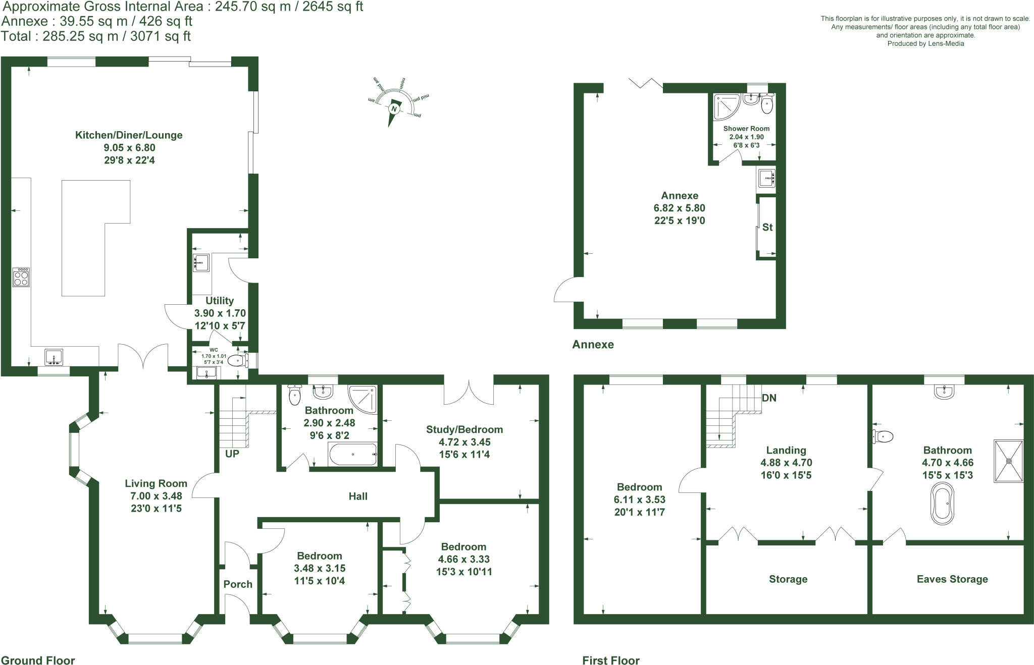 Chain House Lane, Whitestake, Preston, Lancashire floorplan