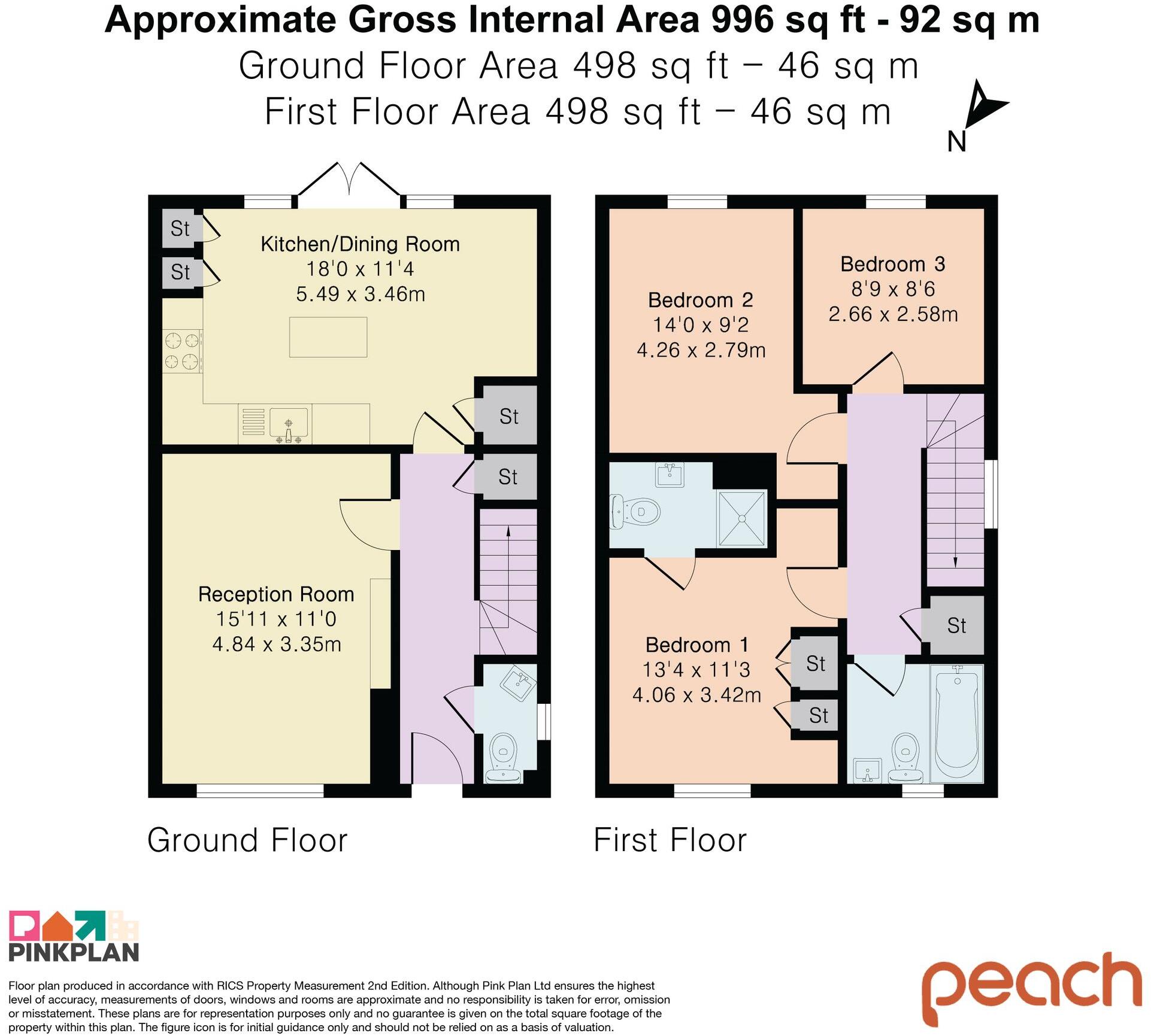 Clyffe Close, Swindon, SN3 floorplan