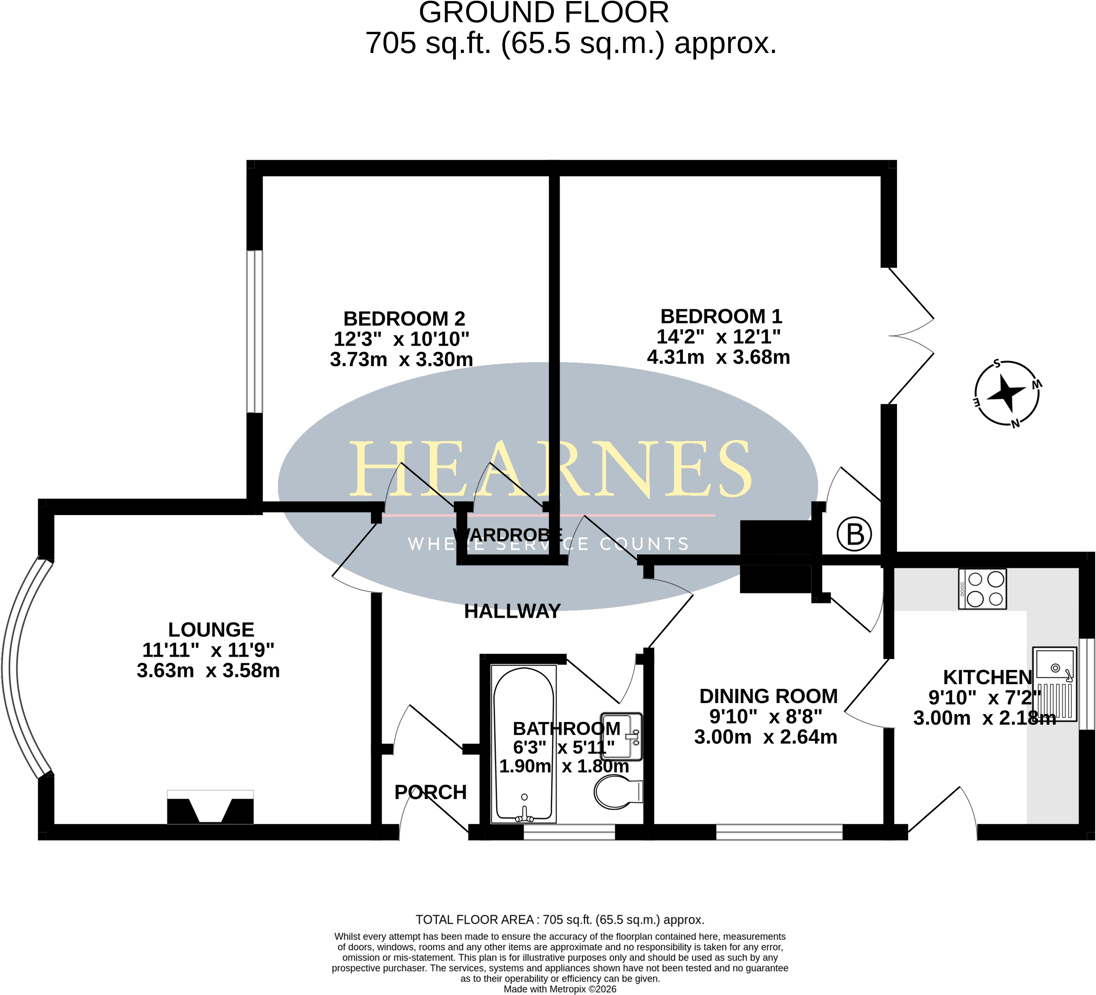 Stanley Green Road, Oakdale, Poole, BH15 floorplan