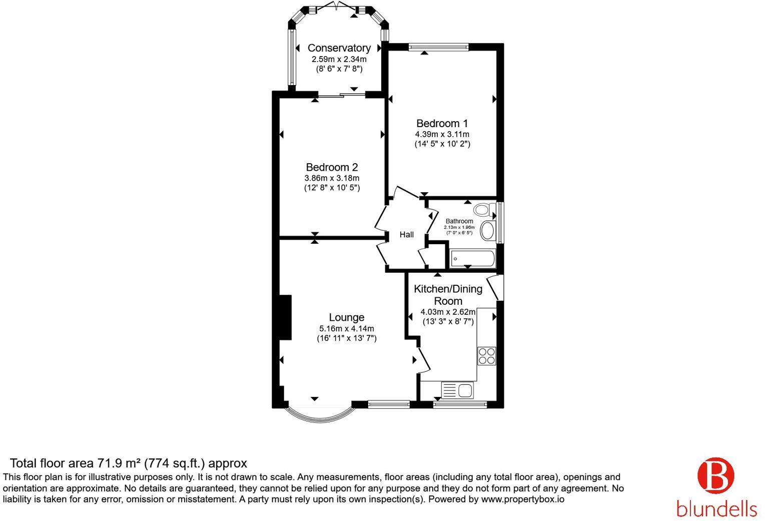 Oakwood Drive, Armthorpe, Doncaster, South Yorkshire, DN3 floorplan
