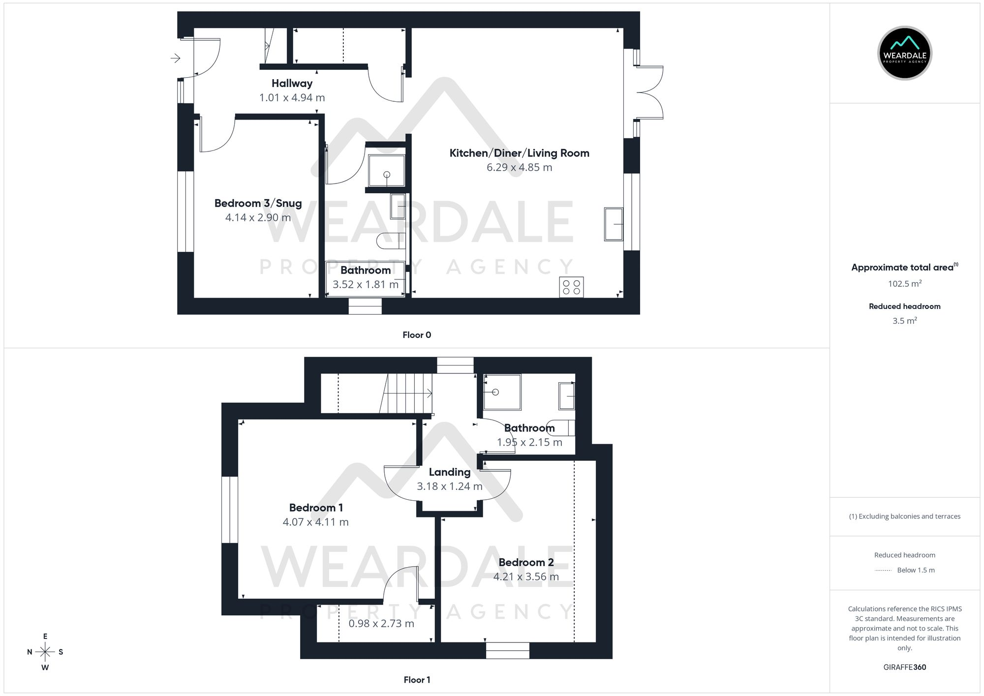Croft Street, Crook, DL15 floorplan