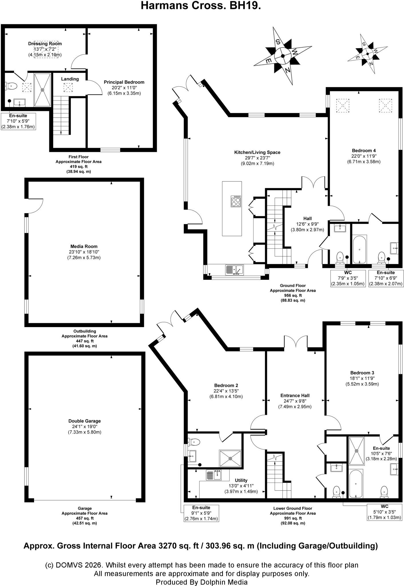 Harman's Cross floorplan