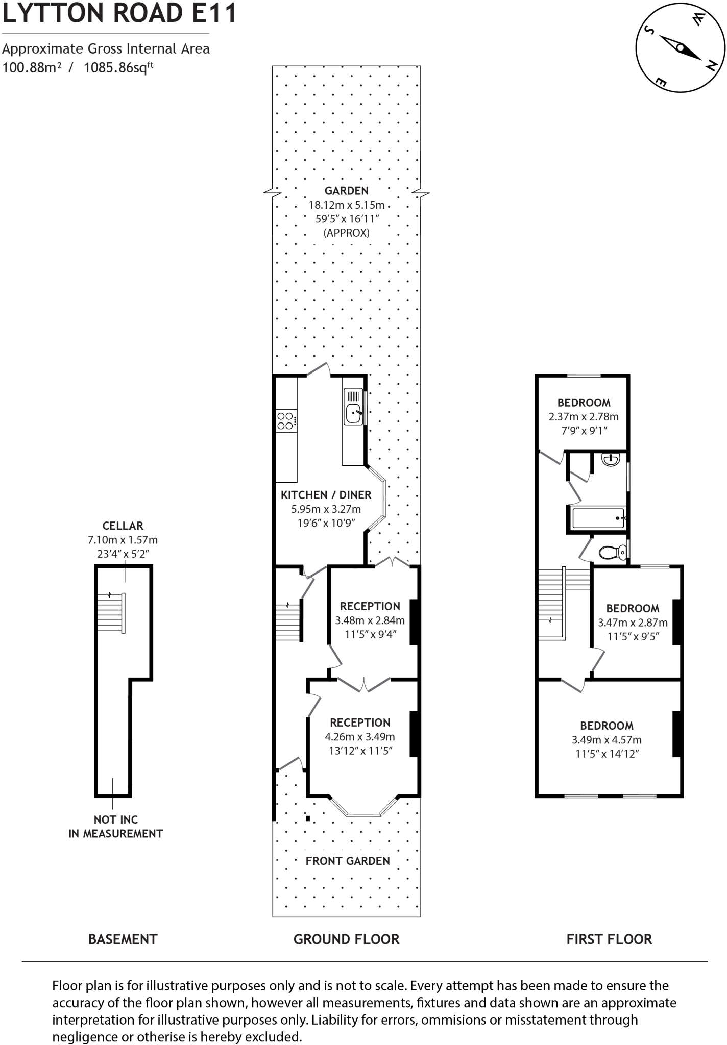 Lytton Road, Leytonstone floorplan