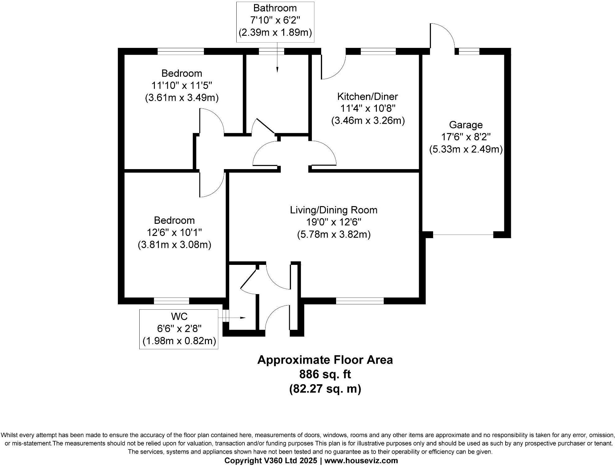 6 Metcalfe Close floorplan