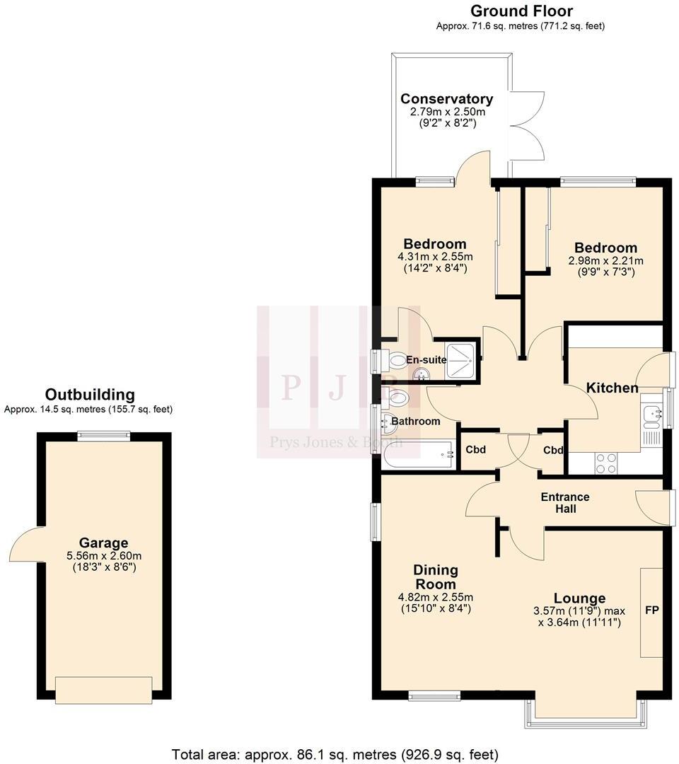 Glenfor, Abergele floorplan
