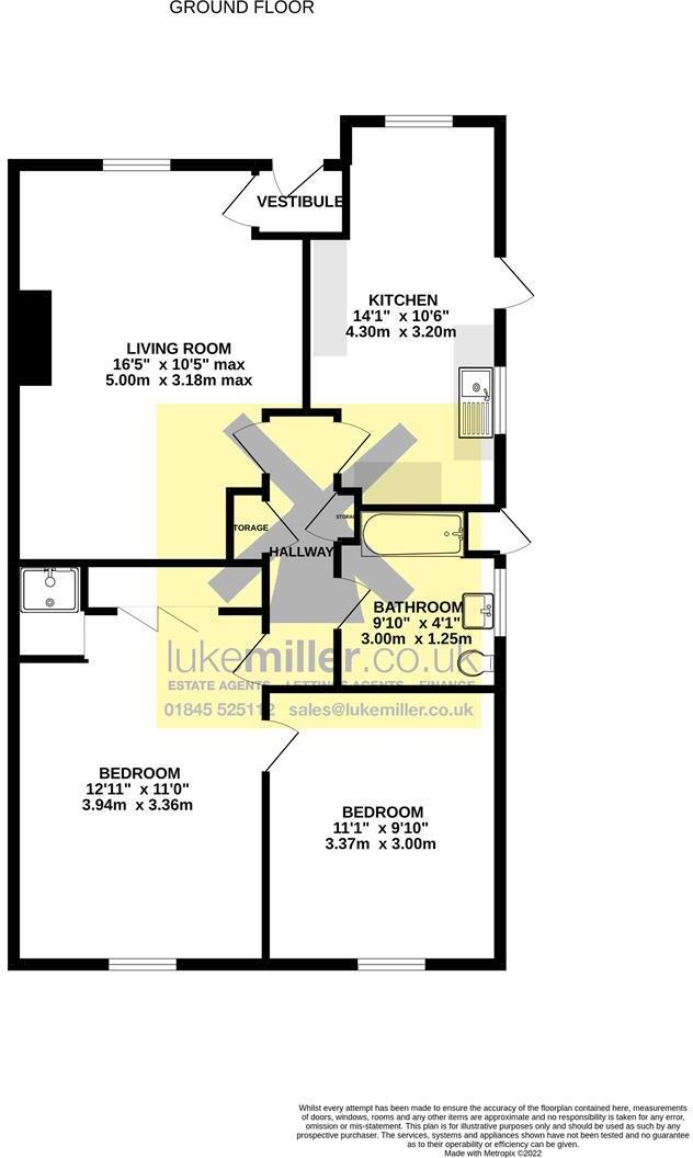 Croft Heads, Sowerby, Thirsk floorplan