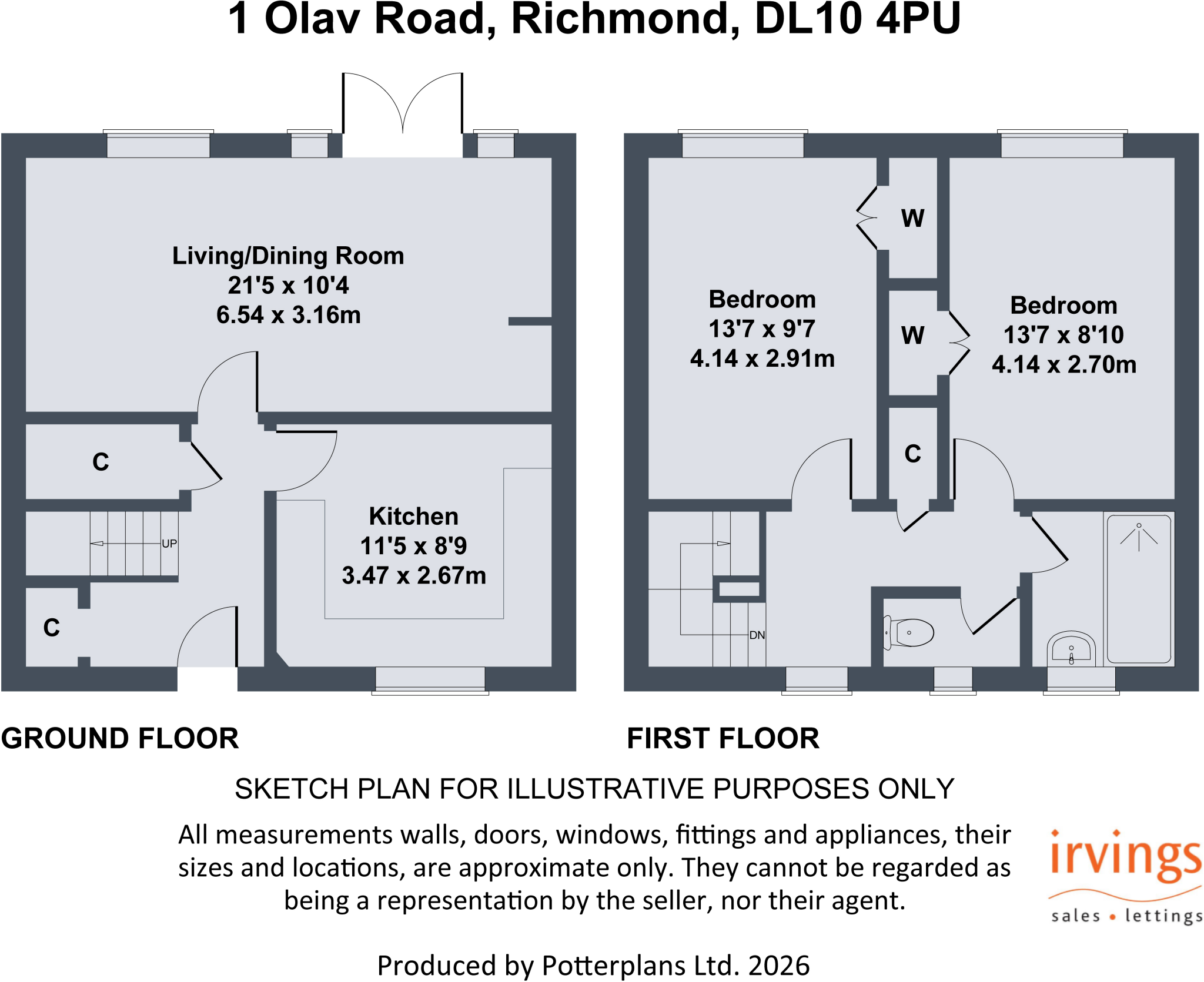 Olav Road, Richmond floorplan