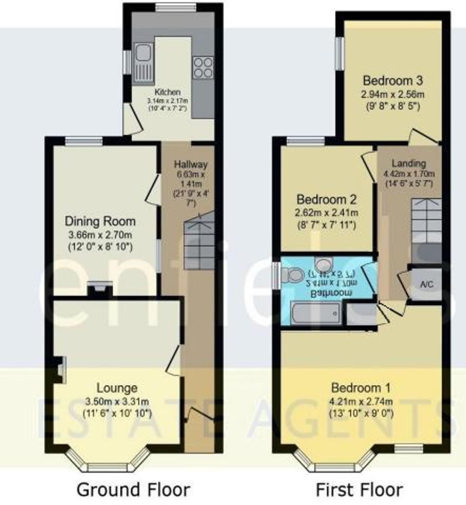 Albert Road, Poole, BH12 floorplan