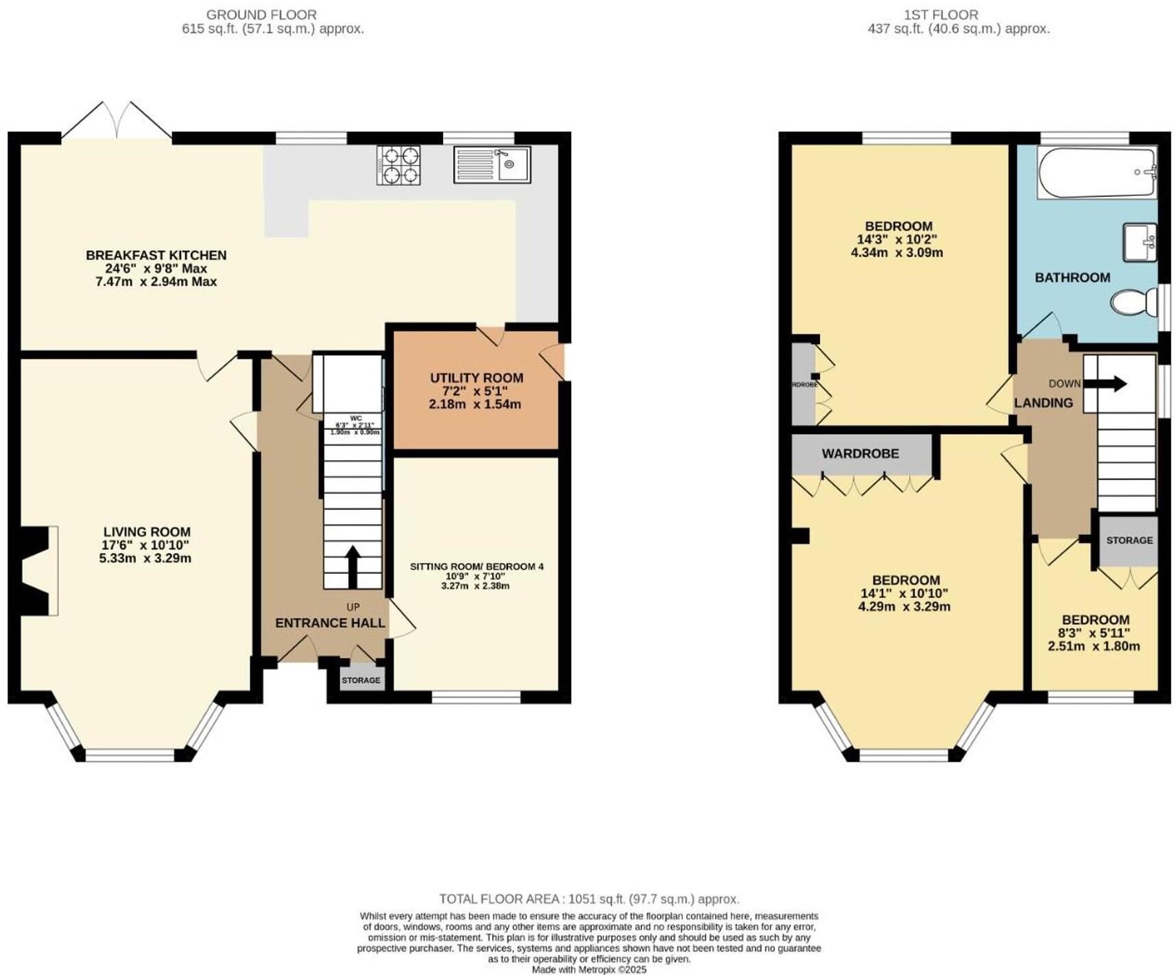 Buckingham Road, Wilmslow, SK9 floorplan