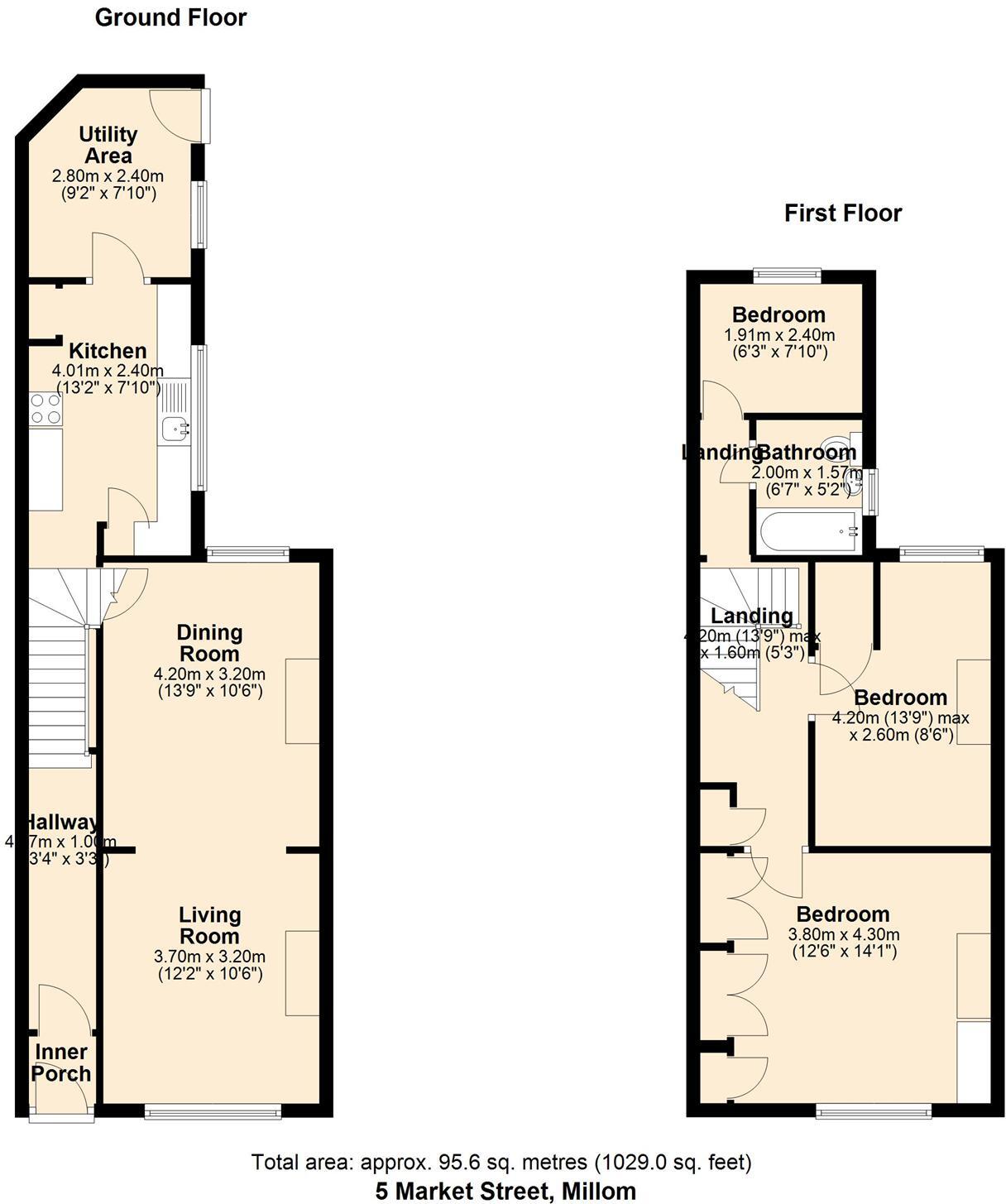 Market Street, MILLOM floorplan