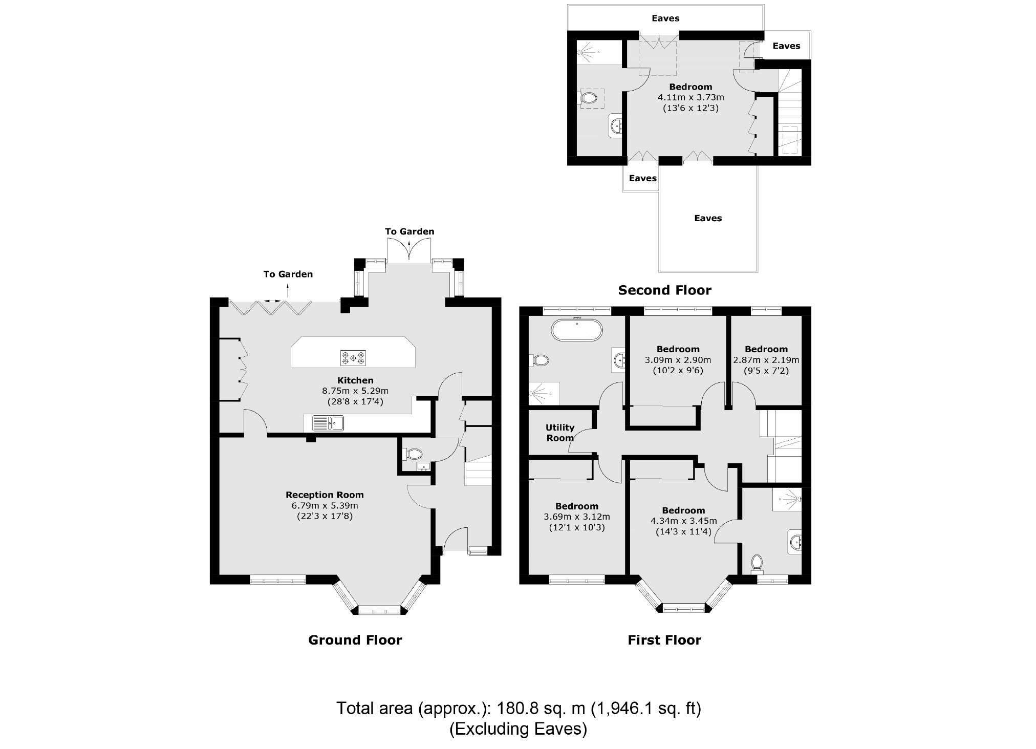 West Grove, Walton-On-Thames floorplan