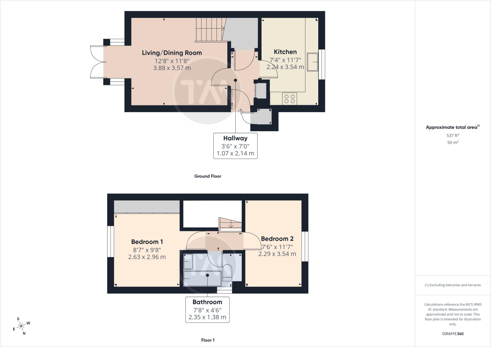 Rydal Crescent, Biggleswade, Bedfordshire, SG18 floorplan