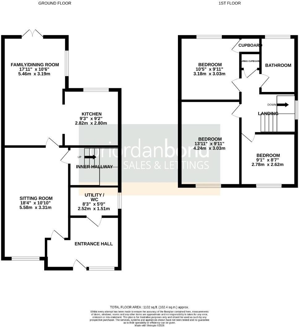 Windmill Glade, Brixworth, Northampronshire NN6 floorplan