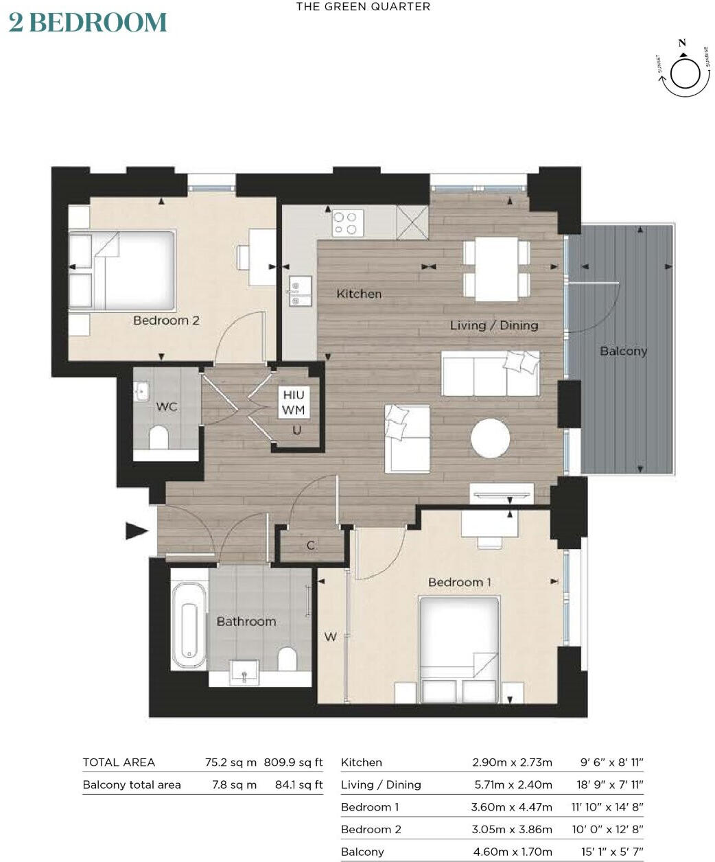 Viola House, 12 Greenleaf Walk, Southall, London, UB1 floorplan