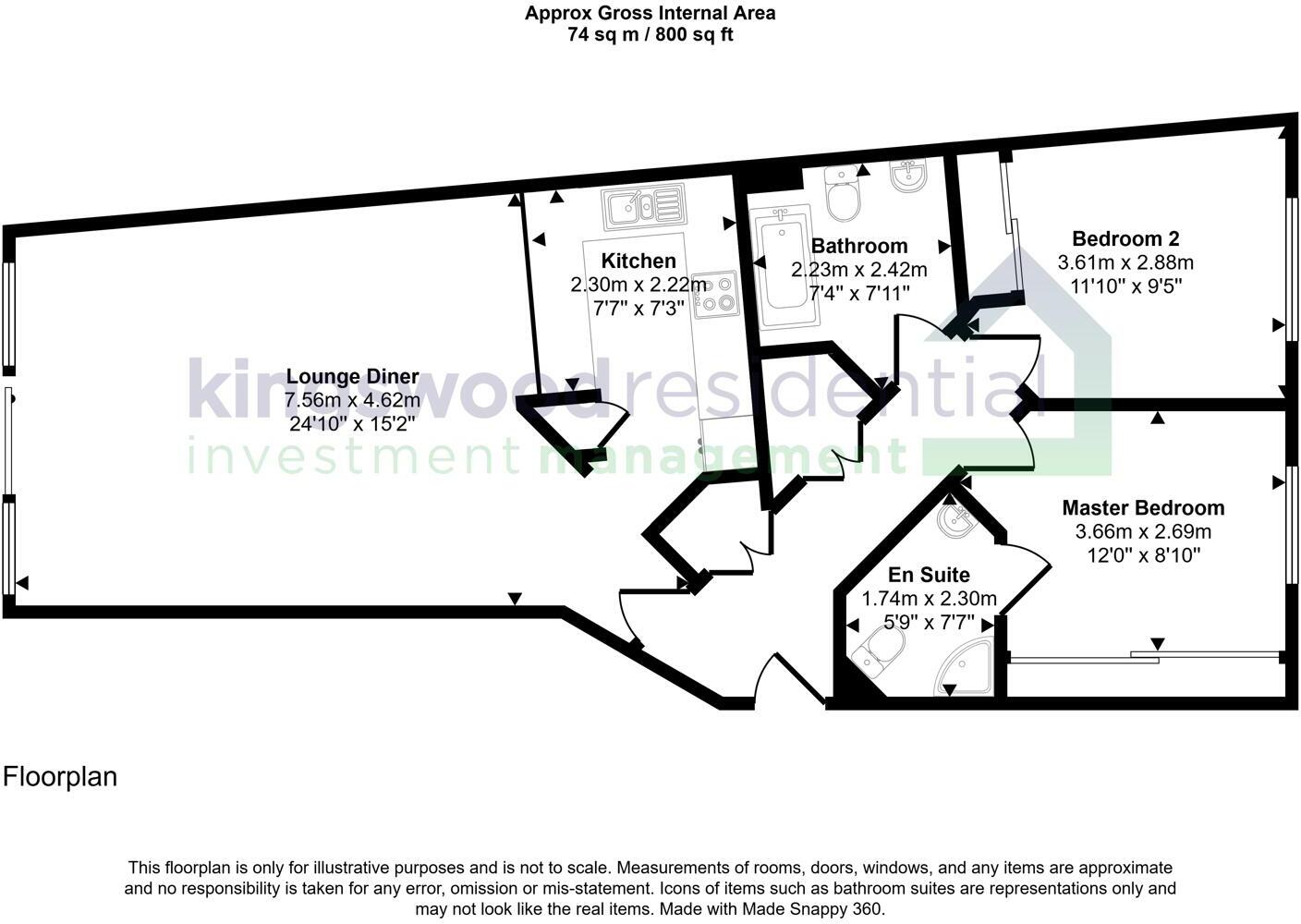 River Crescent, Waterside Way, Nottingham, NG2 4RE floorplan