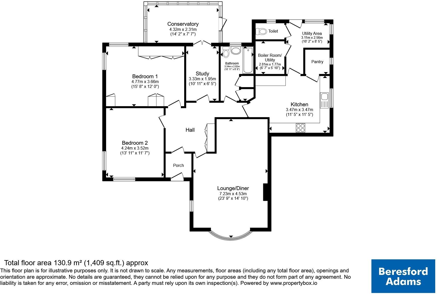 Llanrwst Road, Colwyn Bay, Conwy, LL28 floorplan