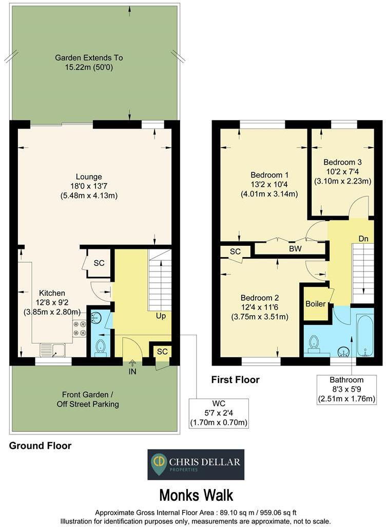 227, Monks Walk, Buntingford floorplan