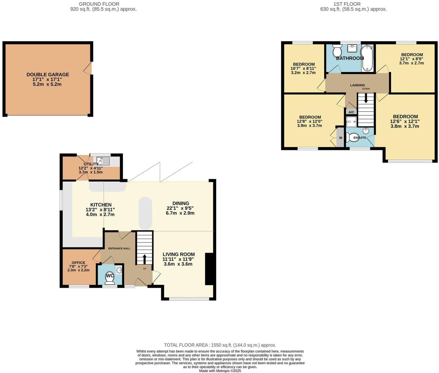 Crane Drive, Worcester, WR2 floorplan