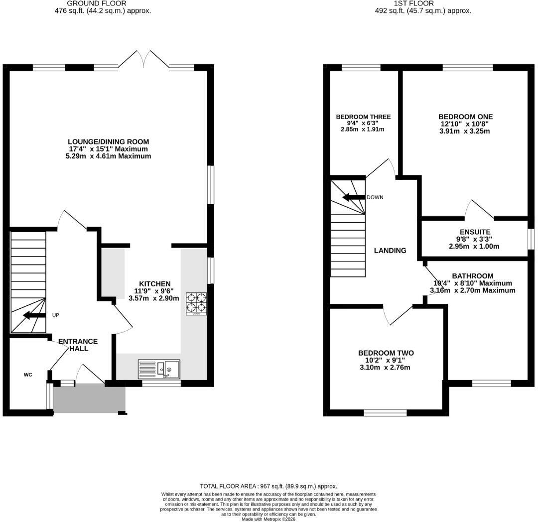 Cross O'th Hill Road, Nomans Heath Nr. Malpas floorplan