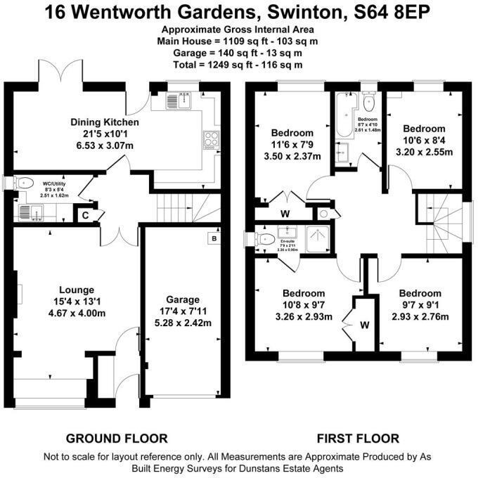 Wentworth Gardens, Swinton, Mexborough floorplan