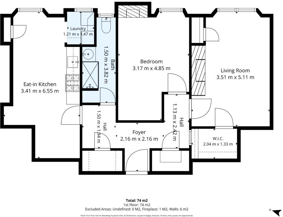 42 (1F2) Woodburn Terrace, Morningside, Edinburgh, EH10 4ST floorplan