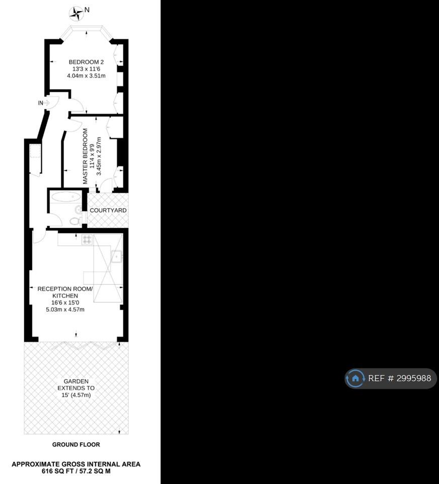 Ulverscroft Road, London, SE22 floorplan