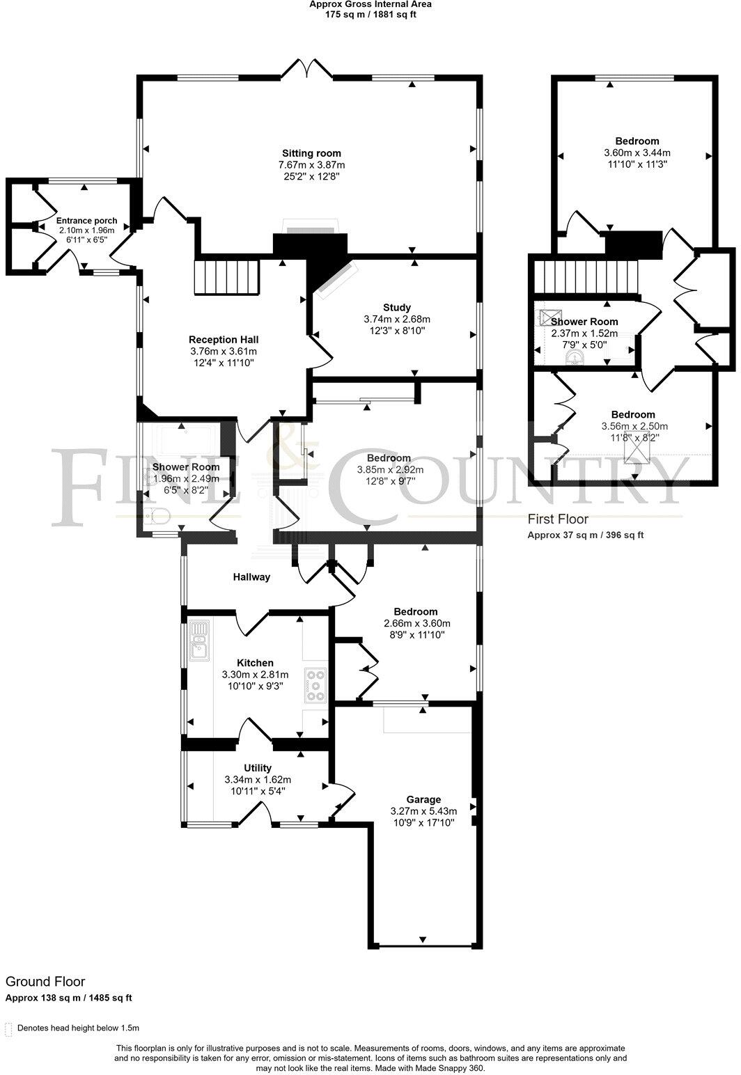 Bosham Lane, Bosham, West Sussex, PO18 floorplan