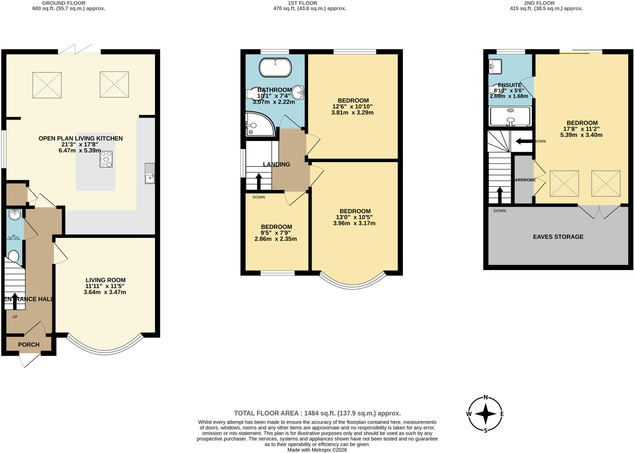 Parkville Road, Didsbury, M20 floorplan