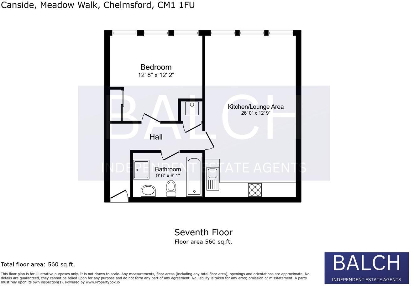 Meadow Walk, Chelmsford, CM1 floorplan