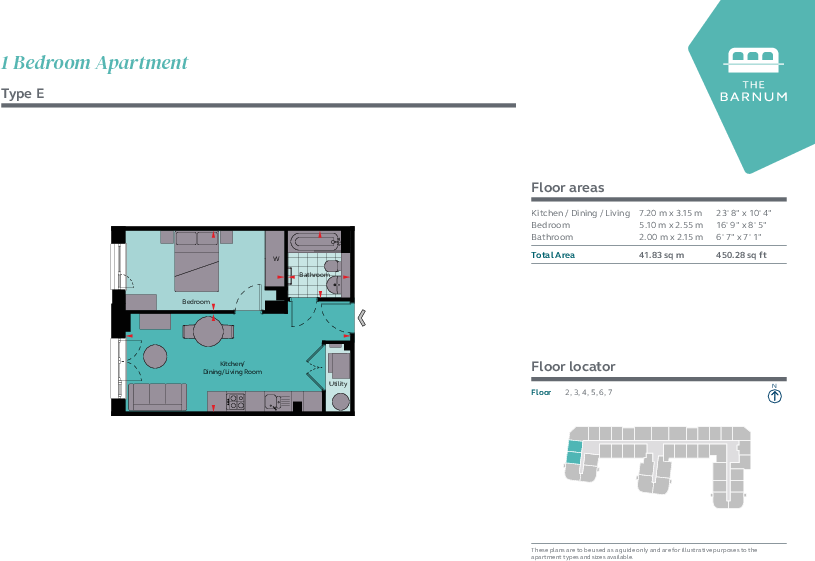 The Barnum, Nottingham Nottingham NG2 floorplan